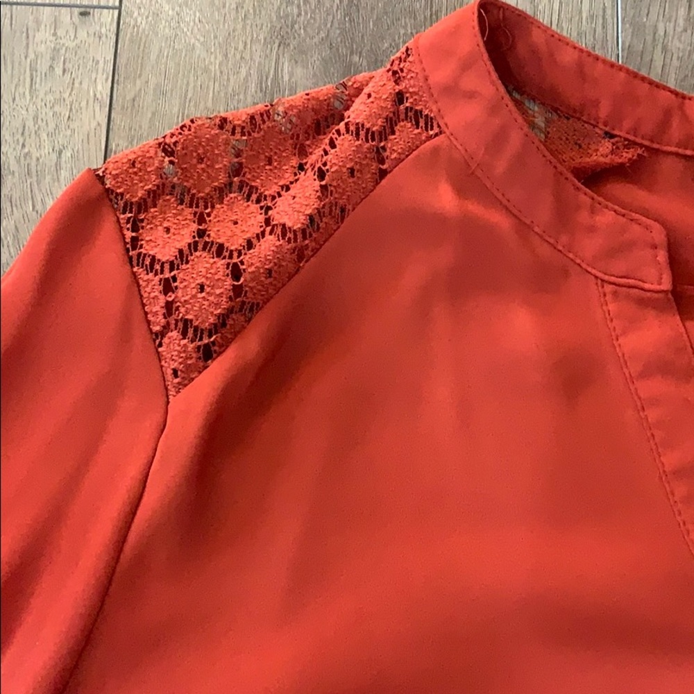 Rust-colored Blouse - Picture 2 of 2